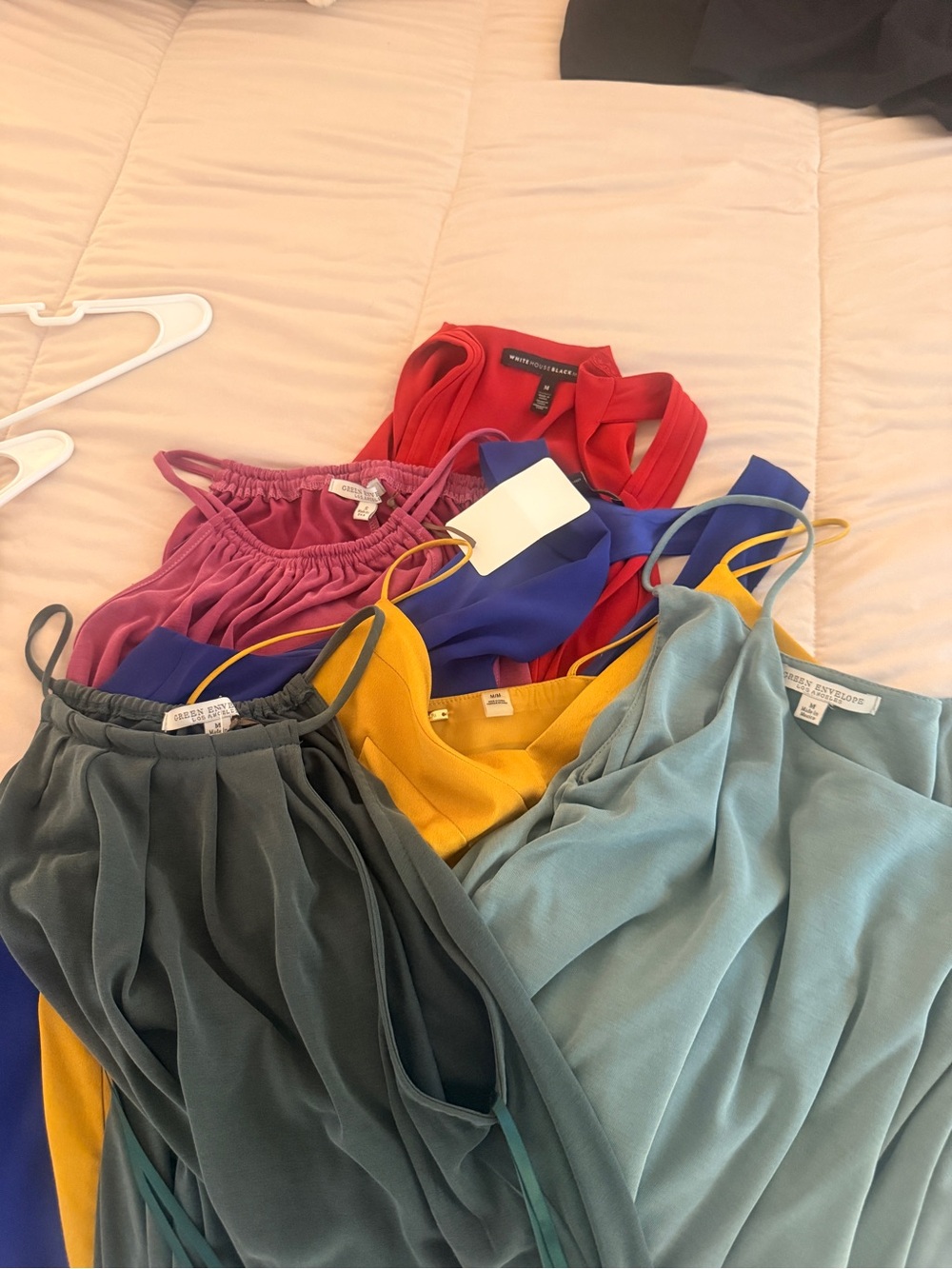 Bundle of Mixed Satin Camisole Collection - Multi-Brand, Multi-Color Pack